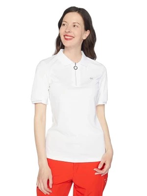 Zdjęcie produktu LUHTA Koszulka funkcyjna polo "Aerola" w kolorze białym rozmiar: S