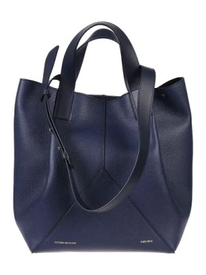 Zdjęcie produktu Luksusowa Midnight Blue Jumbo Shopping Bag Victoria Beckham