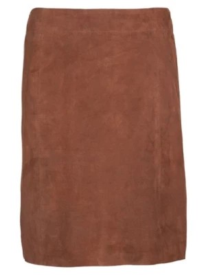 Zdjęcie produktu Luksusowa Spódnica z Zamszu 10573 Btfcph