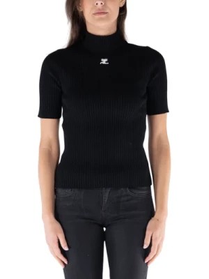 Zdjęcie produktu Luksusowy Sweter z Golfem dla Kobiet Courrèges