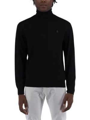 Zdjęcie produktu Luksusowy Sweter z Golfem dla Mężczyzn Ralph Lauren
