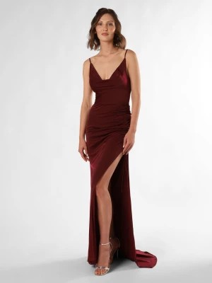 Zdjęcie produktu Luxuar Fashion Damska sukienka wieczorowa Kobiety Sztuczne włókno czerwony jednolity,