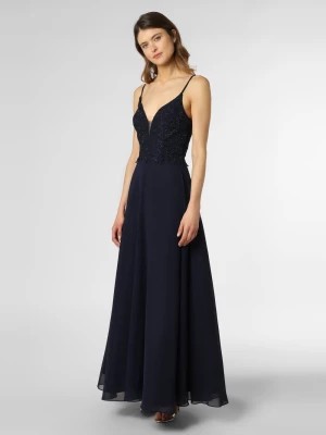Zdjęcie produktu Luxuar Fashion Damska sukienka wieczorowa Kobiety Szyfon niebieski jednolity,
