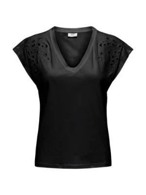 Zdjęcie produktu Luźny Bawełniany T-shirt dla Kobiet Jacqueline de Yong