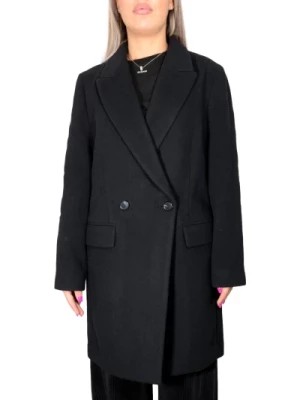 Zdjęcie produktu Luźny płaszcz damski w kolorze czarnym Hugo Boss