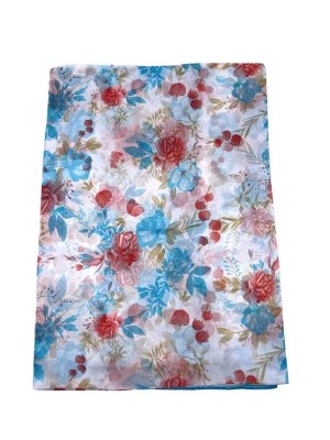 Zdjęcie produktu Made in Silk Jedwabna chusta w kolorze błękitnym - 110 x 190 cm rozmiar: onesize