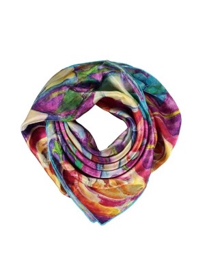Zdjęcie produktu Made in Silk Jedwabna chusta ze wzorem - 90 x 90 cm rozmiar: onesize