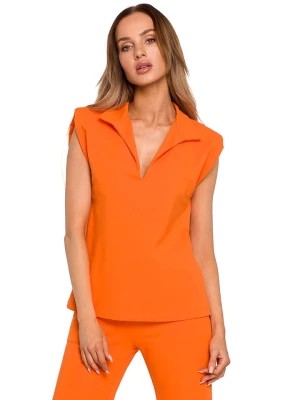 Zdjęcie produktu made of emotion Bluzka w kolorze pomarańczowym rozmiar: L