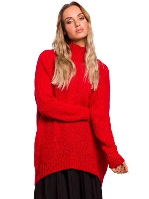 Zdjęcie produktu made of emotion Sweter w kolorze czerwonym rozmiar: S/M