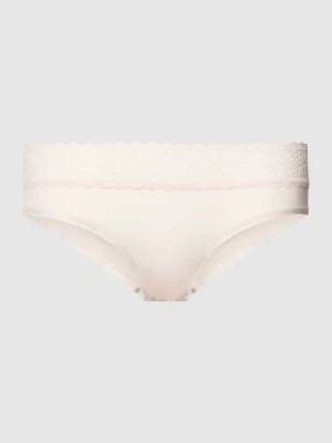 Zdjęcie produktu Majtki hipster z obszyciem koronką i detalem z logo Calvin Klein Underwear