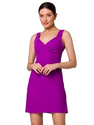 Zdjęcie produktu Makover Sukienka w kolorze fioletowym rozmiar: L
