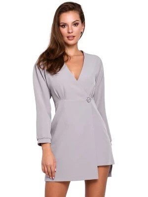 Zdjęcie produktu Makover Sukienka w kolorze szarym rozmiar: XL