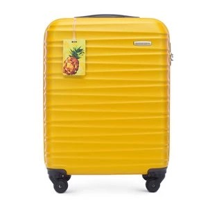 Zdjęcie produktu Mała walizka z ABS - u z identyfikatorem żółta Wittchen