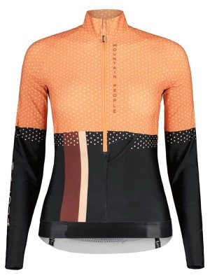 Zdjęcie produktu Maloja Koszulka skitourowa "SycamoreM" w kolorze czarno-pomarańczowym rozmiar: L