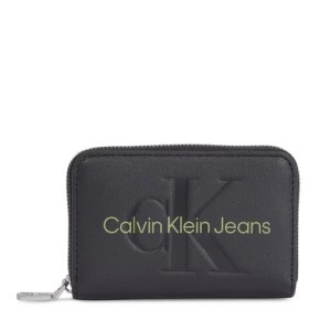 Zdjęcie produktu Mały Portfel Damski Calvin Klein Jeans Sculpted Med Zip Around Mono K60K607229 Czarny