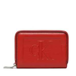 Zdjęcie produktu Mały Portfel Damski Calvin Klein Jeans Sculpted Med Zip Around Pipping K60K610353 Czerwony