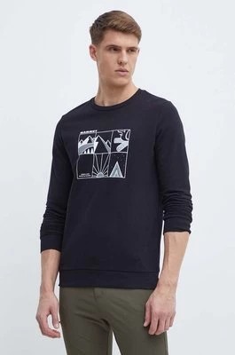 Zdjęcie produktu Mammut bluza Core męska kolor czarny z nadrukiem
