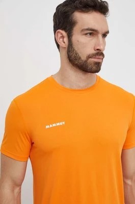 Zdjęcie produktu Mammut t-shirt sportowy kolor pomarańczowy gładki