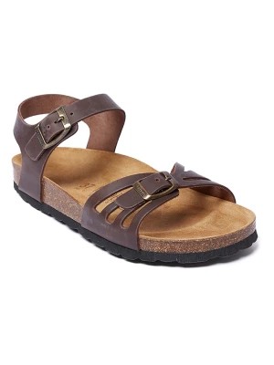 Zdjęcie produktu Mandel Skórzane sandały w kolorze brązowym rozmiar: 37