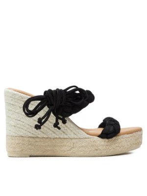 Zdjęcie produktu Manebi Espadryle Hamptons Two Braided Bands Wedge Espadrilles K 1.0 WE Czarny