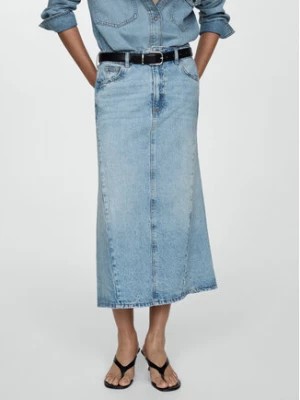 Zdjęcie produktu Mango Spódnica jeansowa Reign 77010372 Niebieski Regular Fit