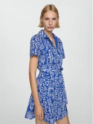 Zdjęcie produktu Mango Sukienka koszulowa Tropez 67098638 Niebieski Regular Fit