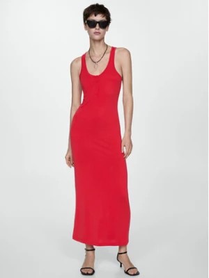 Zdjęcie produktu Mango Sukienka letnia Peti 67068652 Czerwony Slim Fit