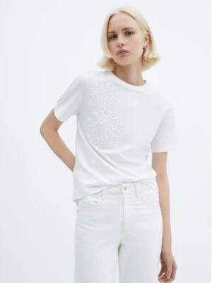 Zdjęcie produktu Mango T-Shirt Daisy3 67015747 Biały Regular Fit