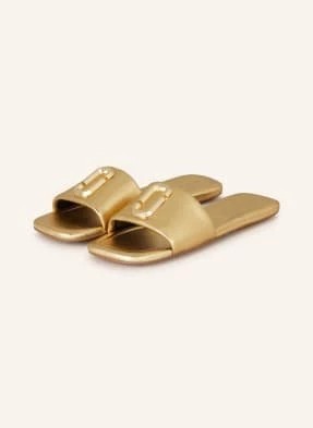 Zdjęcie produktu Marc Jacobs Klapki The J Marc Metallic Sandal gold