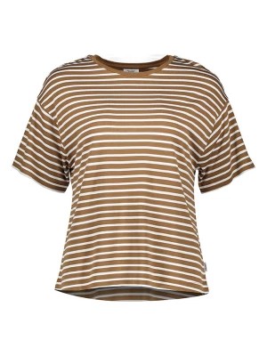 Zdjęcie produktu Marc O'Polo DENIM Koszulka w kolorze brązowo-białym rozmiar: XS