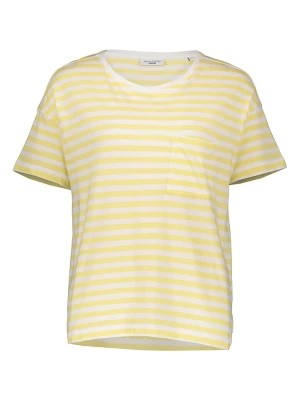 Zdjęcie produktu Marc O'Polo DENIM Koszulka w kolorze żółto-białym rozmiar: L