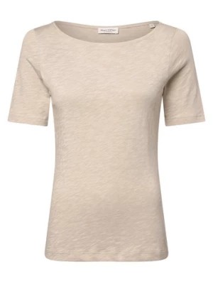 Zdjęcie produktu Marc O'Polo Koszulka damska Kobiety Bawełna beżowy marmurkowy,