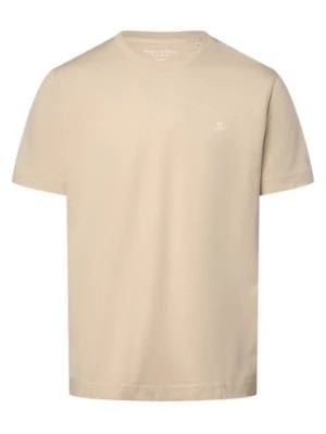 Zdjęcie produktu Marc O'Polo Koszulka męska Mężczyźni Bawełna beżowy jednolity,