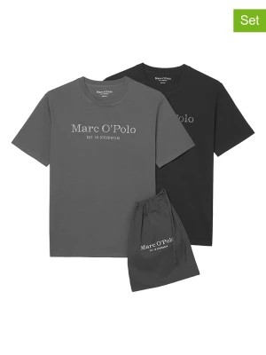 Zdjęcie produktu Marc O'Polo Koszulki (2 szt.) w kolorze czarnym i szarym rozmiar: L