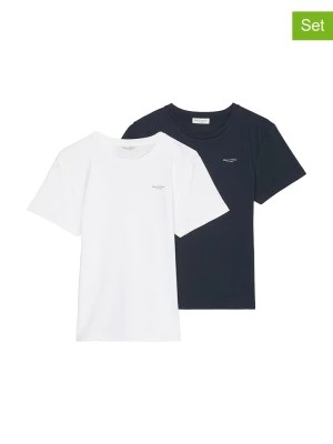 Zdjęcie produktu Marc O'Polo Koszulki (2 szt.) w kolorze granatowym i białym rozmiar: XXL