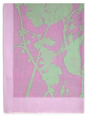 Zdjęcie produktu Marc O'Polo Szalik damski Kobiety Lyocell lila|zielony wzorzysty,