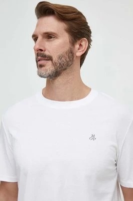 Zdjęcie produktu Marc O'Polo t-shirt bawełniany 2-pack męski kolor biały gładki 421205809102