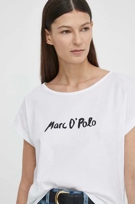 Zdjęcie produktu Marc O'Polo t-shirt bawełniany damski kolor biały 403206751377