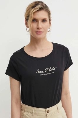 Zdjęcie produktu Marc O'Polo t-shirt bawełniany damski kolor czarny 404206751431