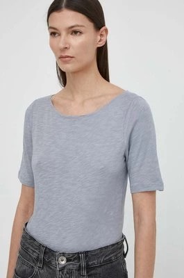 Zdjęcie produktu Marc O'Polo t-shirt bawełniany damski kolor szary 403226151399