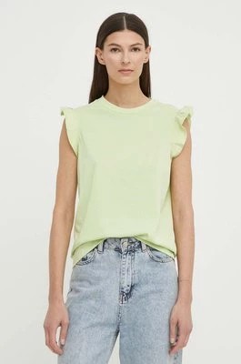 Zdjęcie produktu Marc O'Polo t-shirt bawełniany damski kolor zielony M43232850063