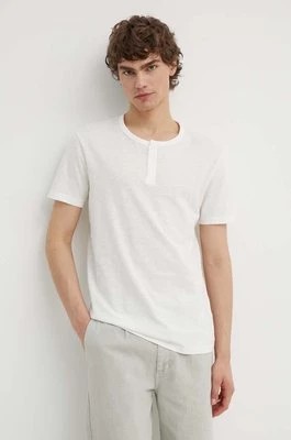 Zdjęcie produktu Marc O'Polo t-shirt bawełniany męski kolor biały gładki 423217651236