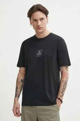Zdjęcie produktu Marc O'Polo t-shirt bawełniany męski kolor czarny z nadrukiem 423201251070