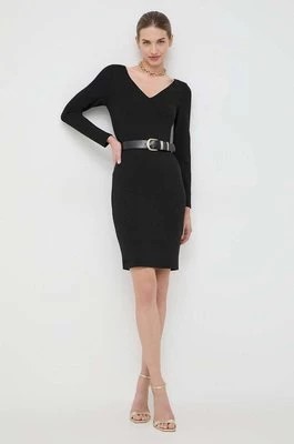 Zdjęcie produktu Marciano Guess sukienka HARPER kolor czarny mini dopasowana 4RGK58 6375Z