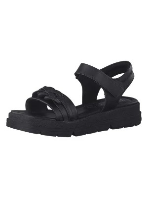 Zdjęcie produktu Marco Tozzi Skórzane sandały w kolorze czarnym rozmiar: 39