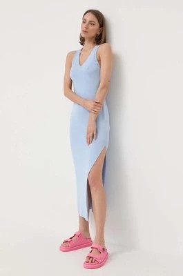 Zdjęcie produktu Marella sukienka kolor niebieski midi dopasowana