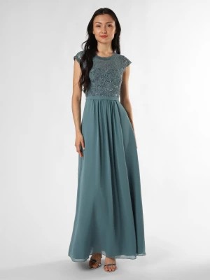 Zdjęcie produktu Marie Lund Damska sukienka wieczorowa Kobiety Koronka niebieski|zielony jednolity,
