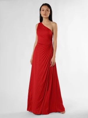 Zdjęcie produktu Marie Lund Damska sukienka wieczorowa Kobiety Sztuczne włókno czerwony jednolity,