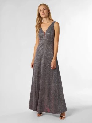 Zdjęcie produktu Marie Lund Damska sukienka wieczorowa Kobiety Sztuczne włókno wyrazisty róż|srebrny jednolity,