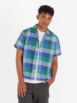 Zdjęcie produktu Marmot Koszula funkcyjna "Muir Camp Novelty" w kolorze niebiesko-zielonym rozmiar: L